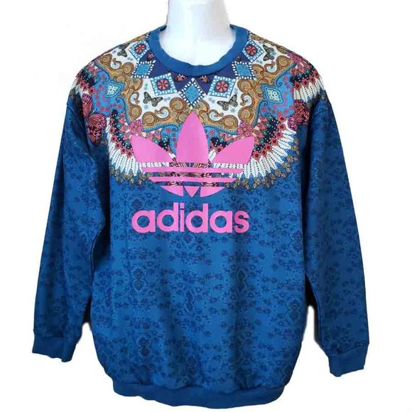 Adidas Farm Rio Borbomix Sweatshirt Women's Size OVERSIZED Medium WILL FIT LARGE - Picture 1 of 2